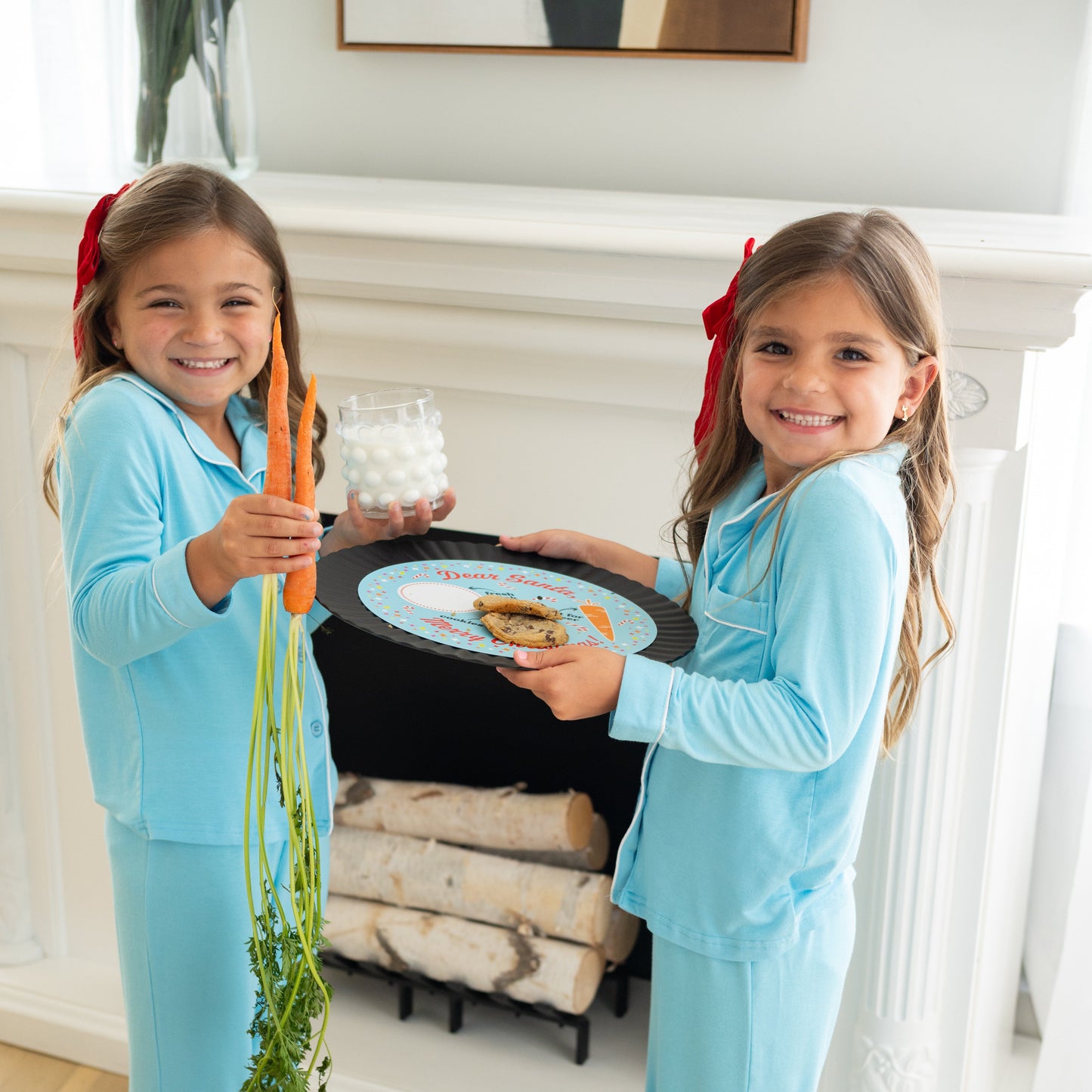 Santa and Reindeer Treat Plate