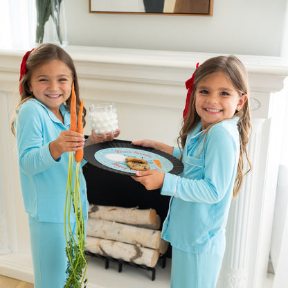 Santa and Reindeer Treat Plate