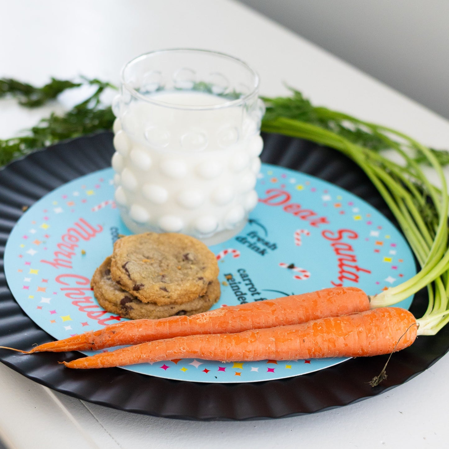Santa and Reindeer Treat Plate